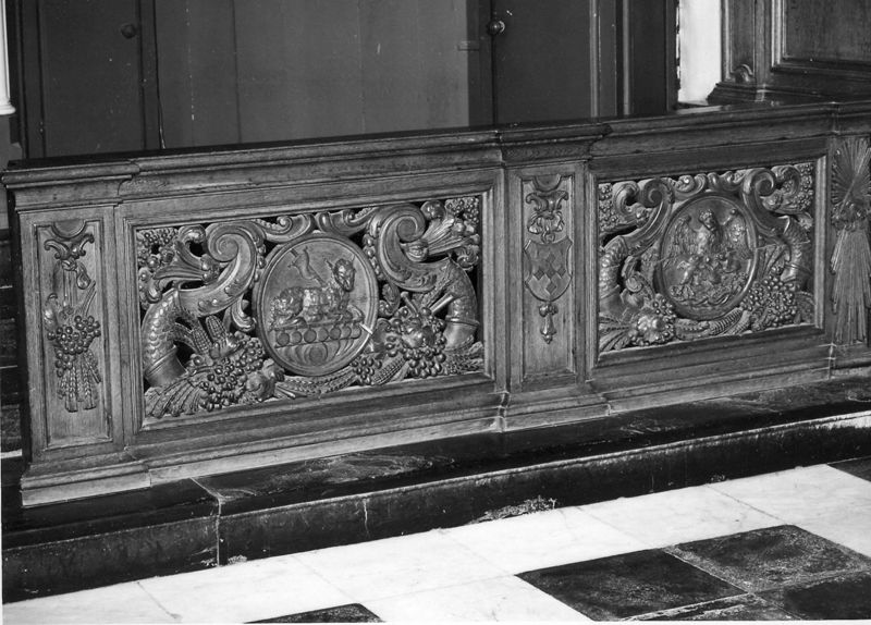 banc de communion / Kerk Sint-Amandus[Sint-Amands]