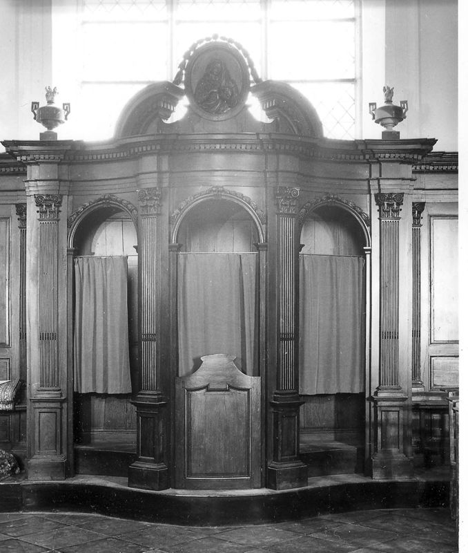 confessionnal / Kerk Sint-Gertrudis[Vorst(Laakdal)]