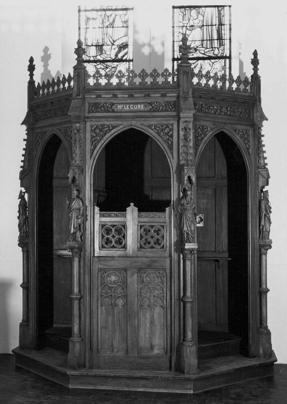 confessionnal / Eglise Notre-Dame des VII Douleurs[Vilette]