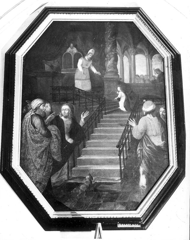 Opdracht van Maria, Maria bestijgt de trappen naar tempel