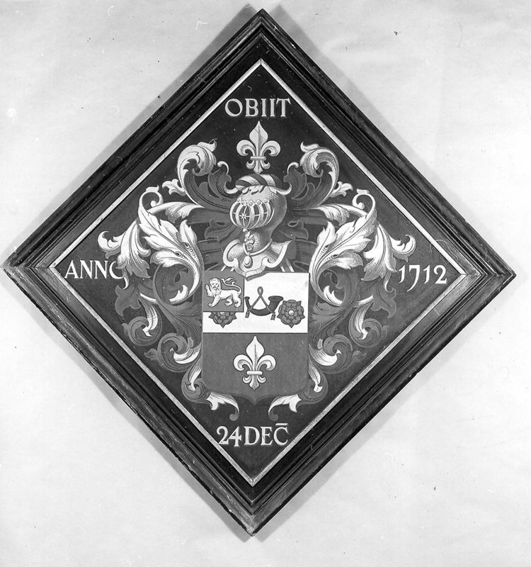 Wapenbord van een lid van de familie Rubens