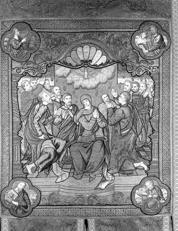 Processievaandel met de Nederdaling van de H. Geest
