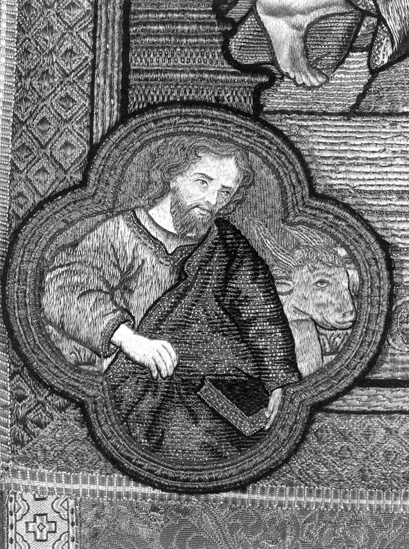 Processievaandel met de Nederdaling van de H. Geest