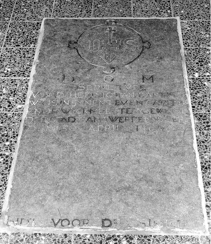 Grafsteen van Wans, Jan Baptist