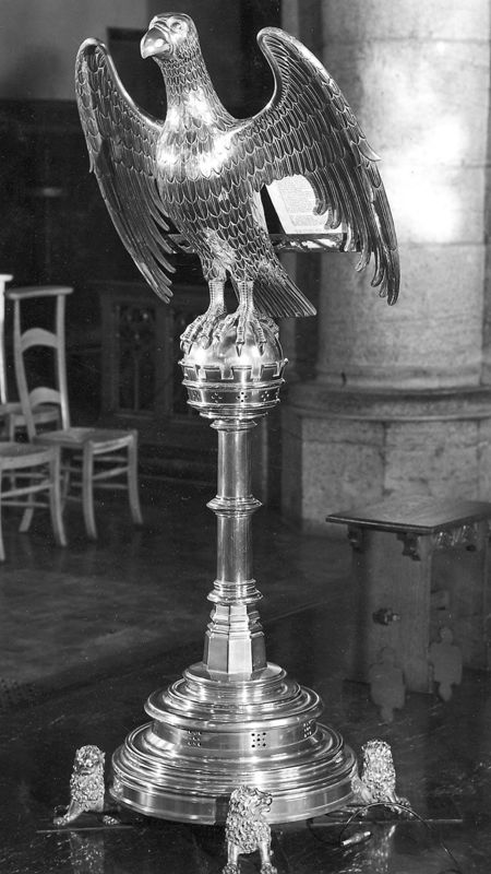 aigle-lutrin / Kerk Sint-Brixius[Marke]