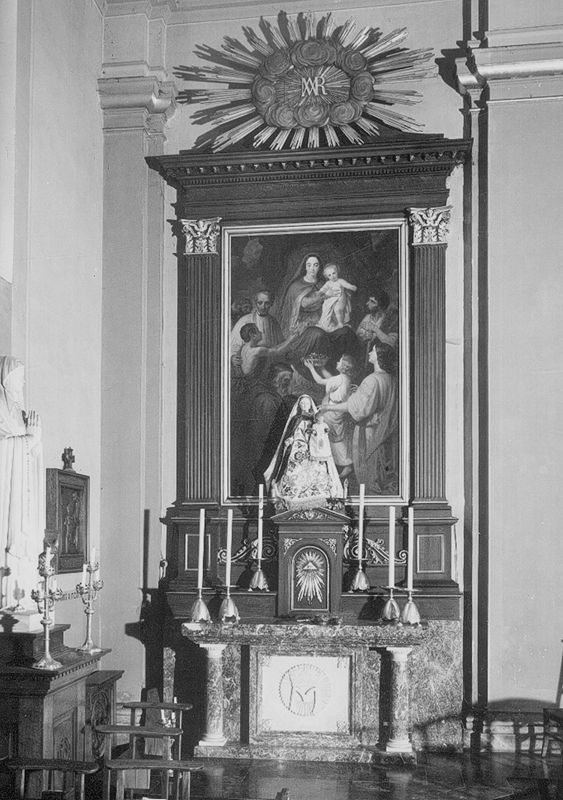 autel à retable / Eglise Saint-Pierre[Seny]
