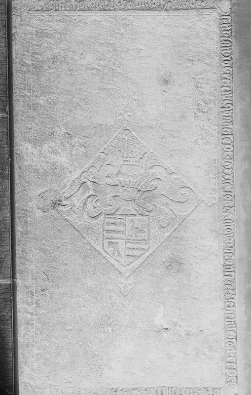 Dalle funéraire d'Henri de Seni et de Jehenne