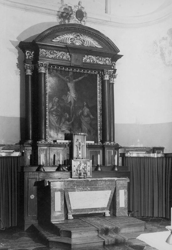 autel à retable / Eglise Saint-Martin[Warzée]