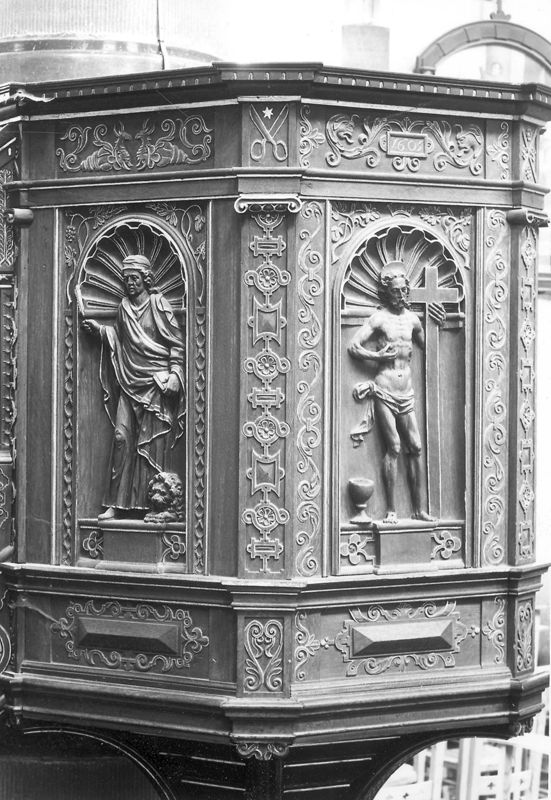 chaire de vérité / Eglise Saint-Berthuin[Malonne]