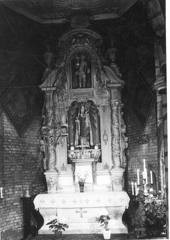 autel majeur / Chapelle Notre-Dame de Bon Secours[Stalle(Uccle)]