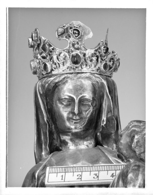 châsse Notre-Dame : Pignon de la Vierge