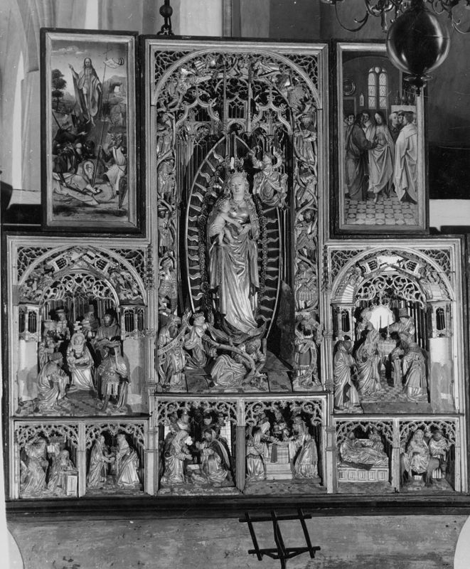 Retable II. Vie de la Vierge