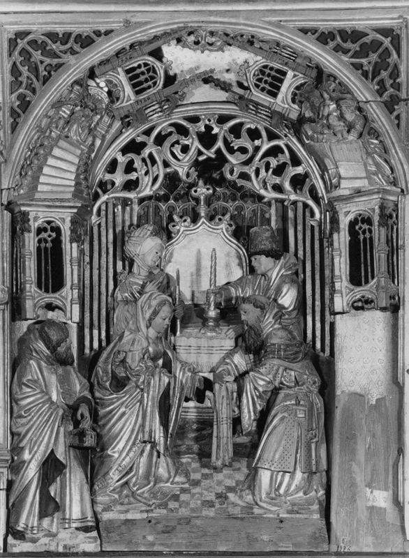 Retable II. Vie de la Vierge