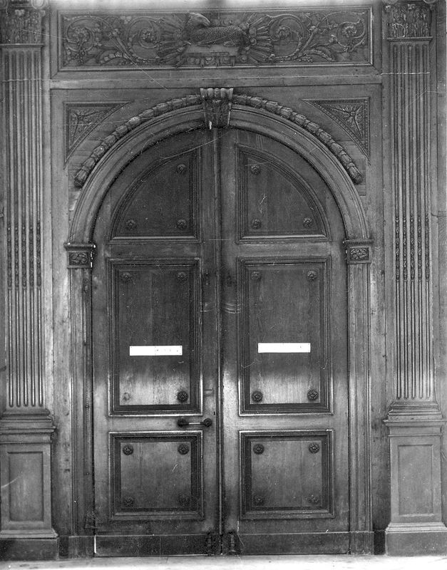 tambour de porte / Eglise Saint-Pierre[Uccle]
