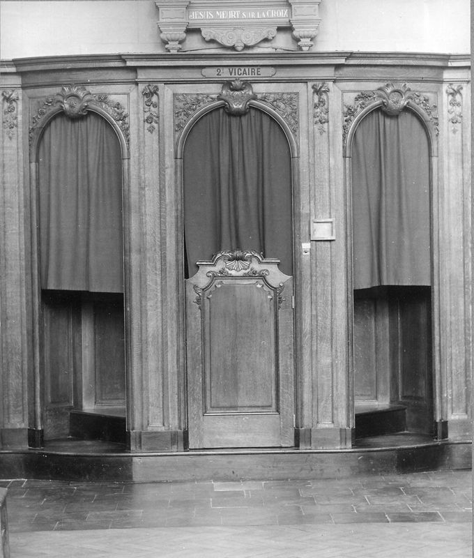 confessionnal / Kerk H. Drievuldigheid[Elsene]