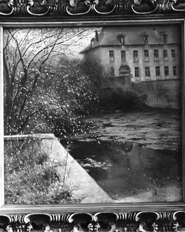 Source du Maelbeek dans le petit étang de l’ancienne abbaye de la Cambre