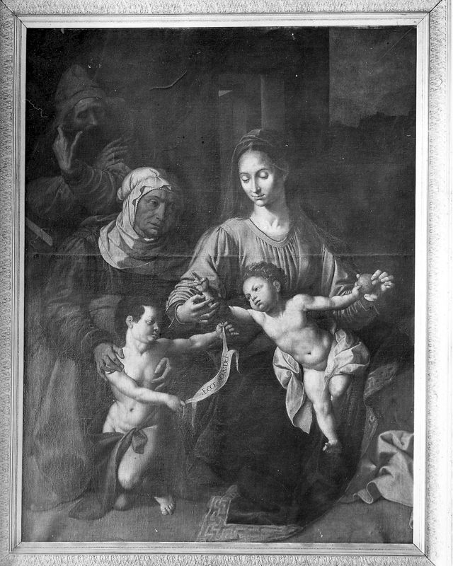 H. Familie met Elisabeth en de kleine Johannes de Doper