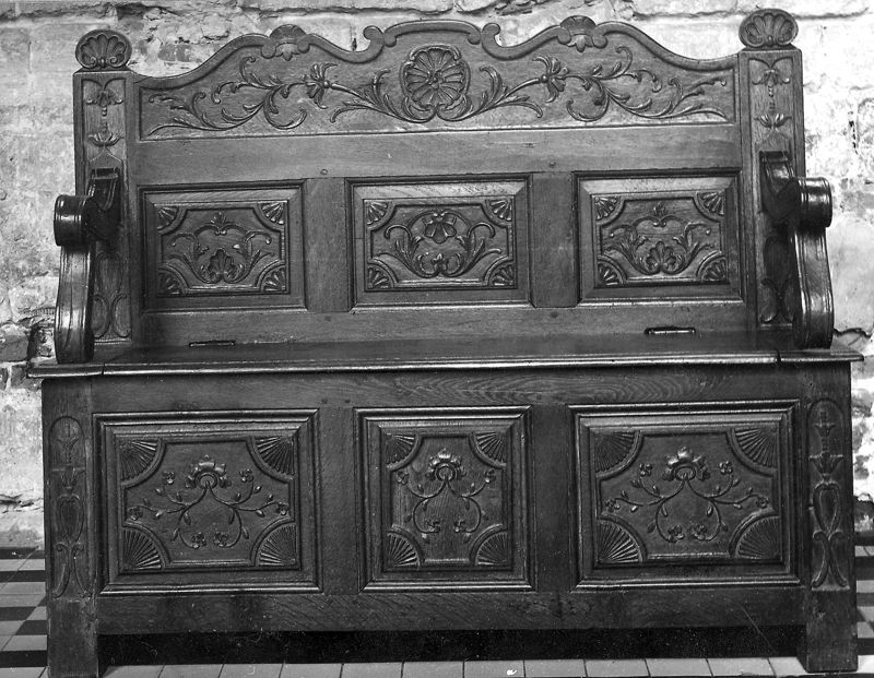 banc[meuble] / Eglise Notre-Dame de la Cambre et Saint-Philippe Néri[Ixelles]
