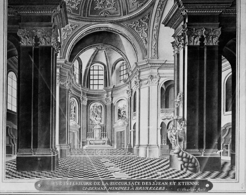 Interieur van de kerk H.H. Johannes en Stefaan ter Miniemen