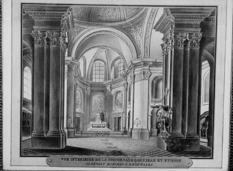 Interieur van de kerk H.H. Johannes en Stefaan ter Miniemen