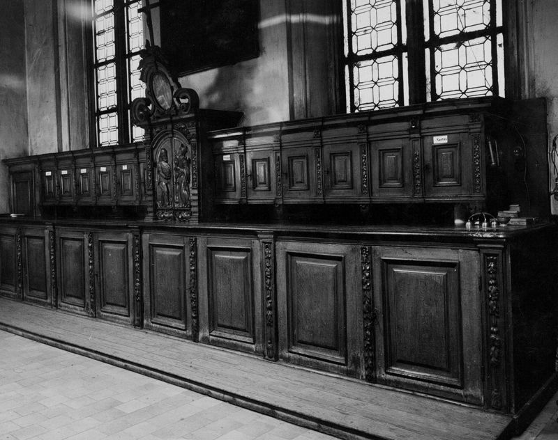 armoire de sacristie / Eglise Sainte-Catherine[Bruxelles]