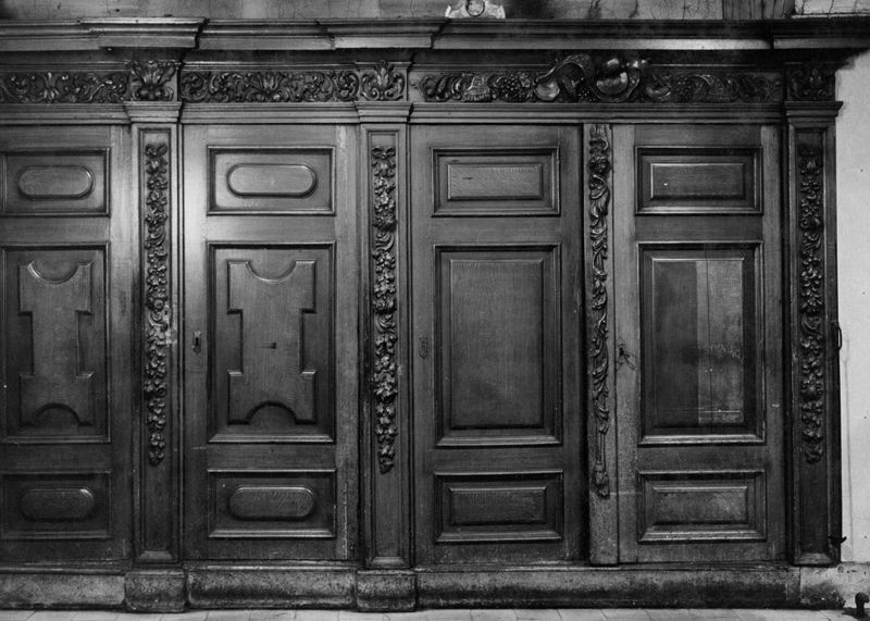 armoire de sacristie / Eglise Sainte-Catherine[Bruxelles]