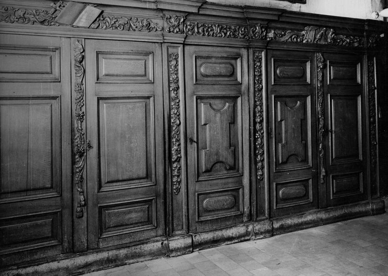 armoire de sacristie / Eglise Sainte-Catherine[Bruxelles]