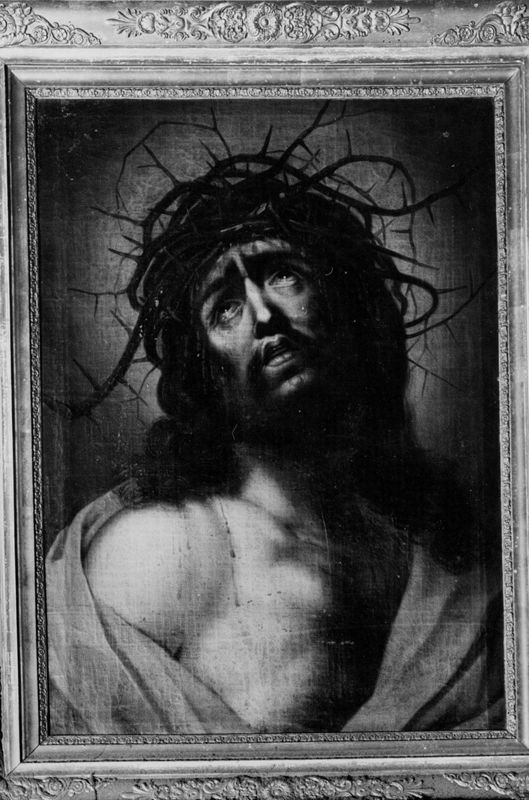 Buste du Christ couronné d'épines