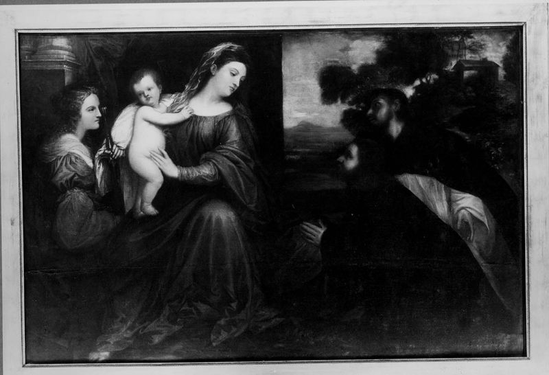 O.L.Vrouw met Kind en H. Catharina van Alexandria....
