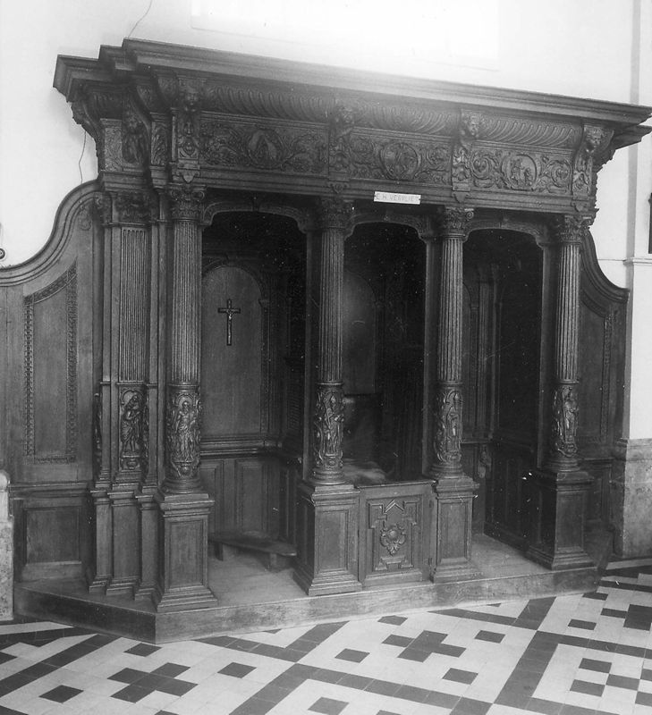 confessionnal / Kerk Sint-Niklaas[Zwijnaarde]