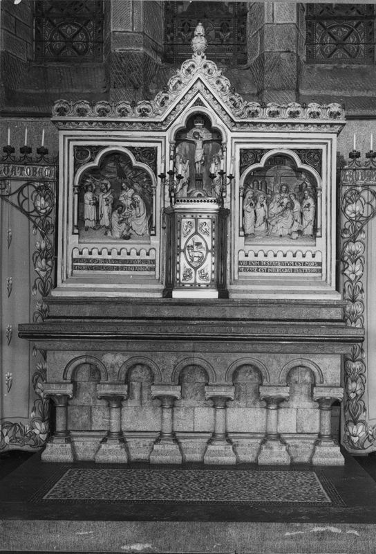 autel à retable / Eglise Saint-Joseph[Cheratte]