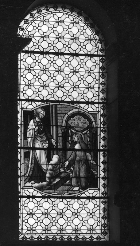 Le Sacré-Coeur de Jésus apparaissant à sainte Marguerite-Marie Alacocque