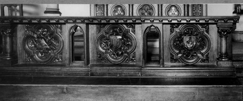 banc de communion / Eglise Saint-Servais[Schaerbeek]