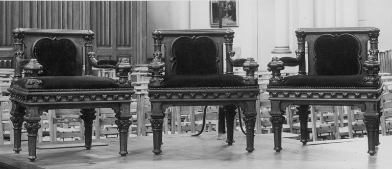 fauteuil de choeur / Eglise Saint-Servais[Schaerbeek]