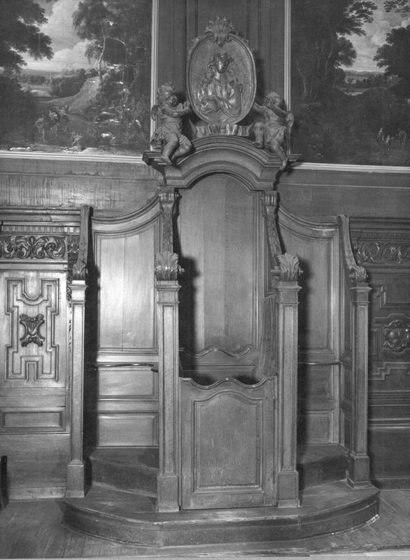 confessionnal / Eglise Notre-Dame de la Chapelle[Bruxelles]