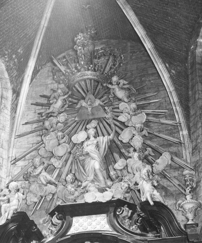 autel latéral / Eglise Notre-Dame de la Chapelle[Bruxelles]