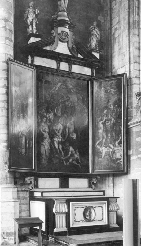 autel latéral / Eglise Notre-Dame de la Chapelle[Bruxelles]
