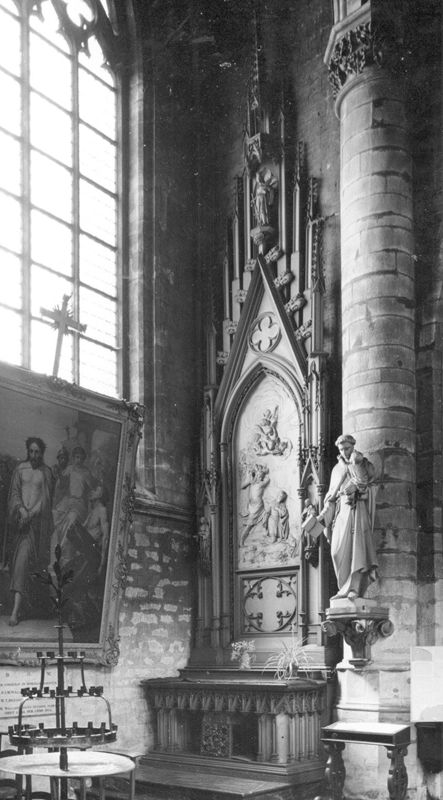 autel latéral / Eglise Notre-Dame de la Chapelle[Bruxelles]