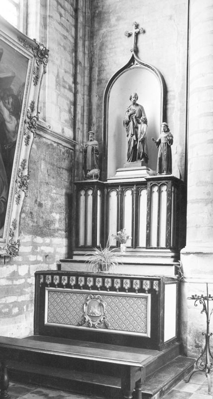 autel latéral / Eglise Notre-Dame de la Chapelle[Bruxelles]
