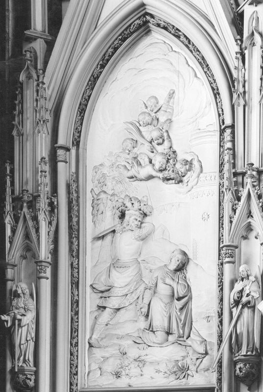 autel latéral / Eglise Notre-Dame de la Chapelle[Bruxelles]