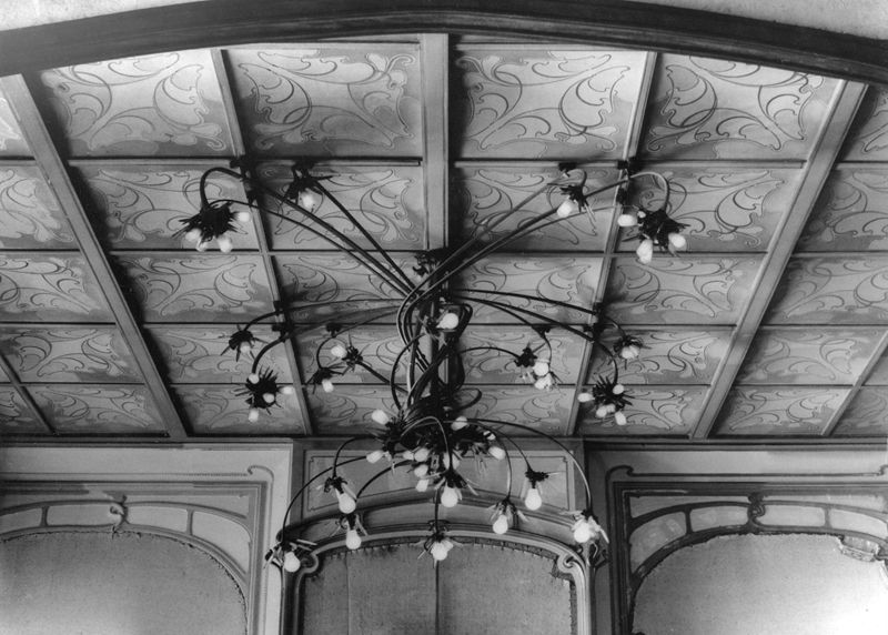 lustre[lampe] / Hôtel Solvay, Bruxelles, avenue Louise 224