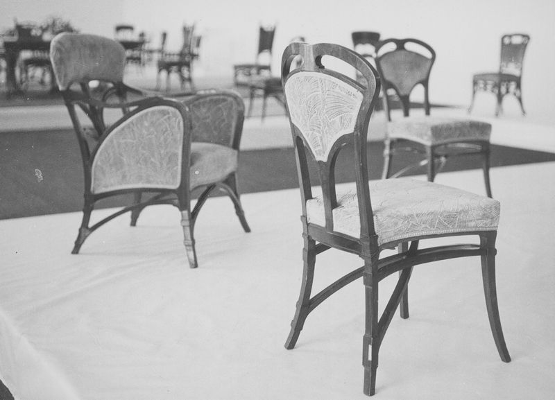 chaise / Hôtel Solvay, Bruxelles, avenue Louise 224