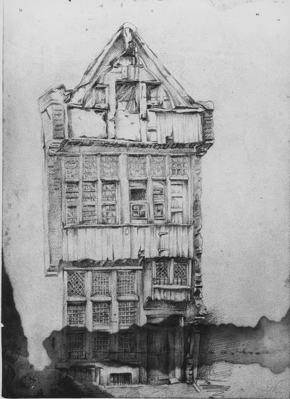 Houten gevel