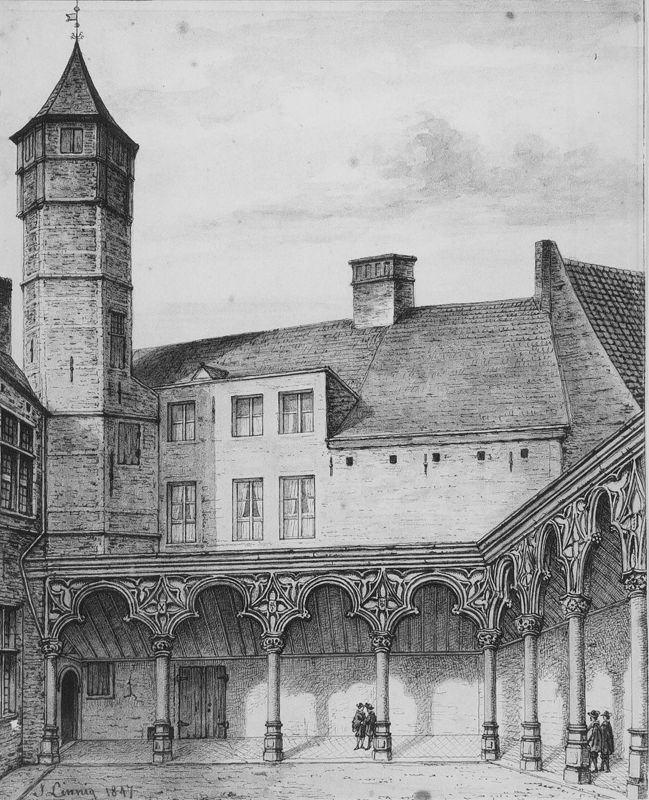 De Oude Beurs in de Hofstraat te Antwerpen
