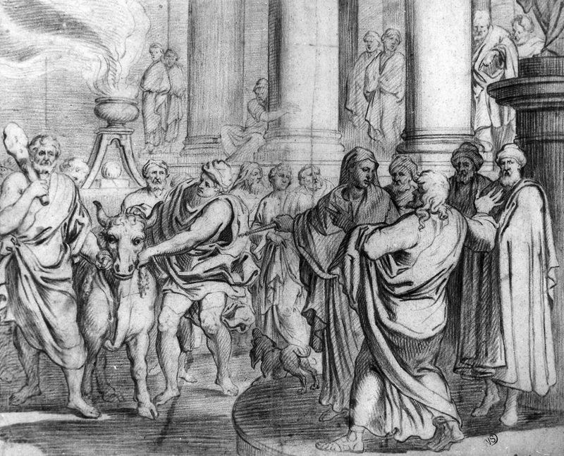 Paulus en Barnabas te Lystra (?)