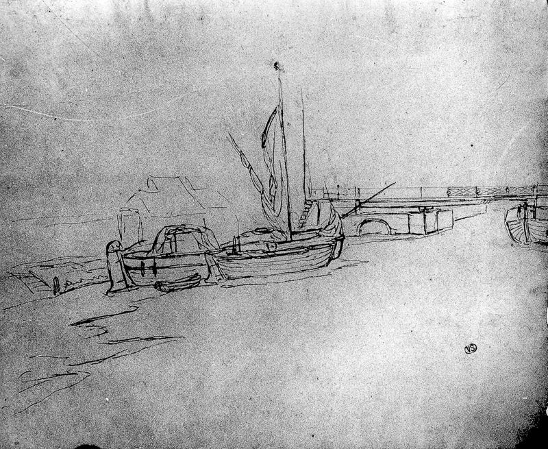 Bootje langs de kade