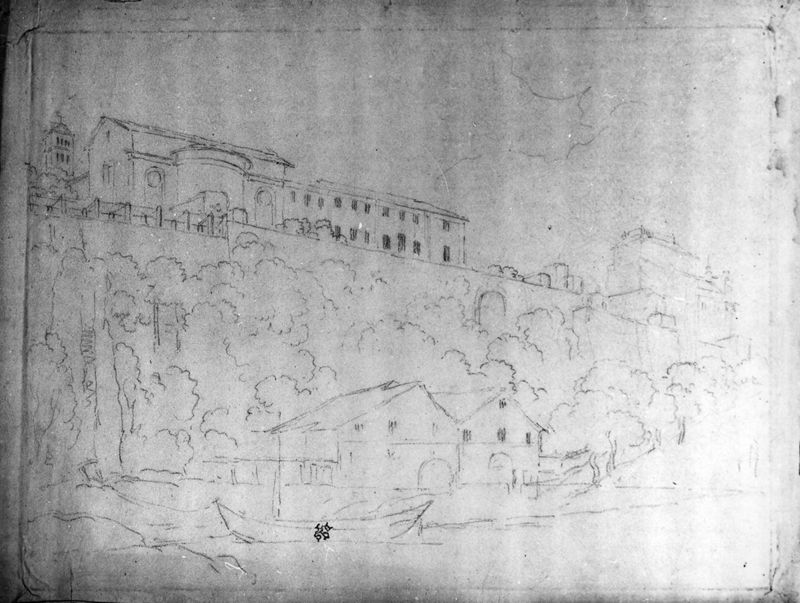 Gebouwen op een heuvel