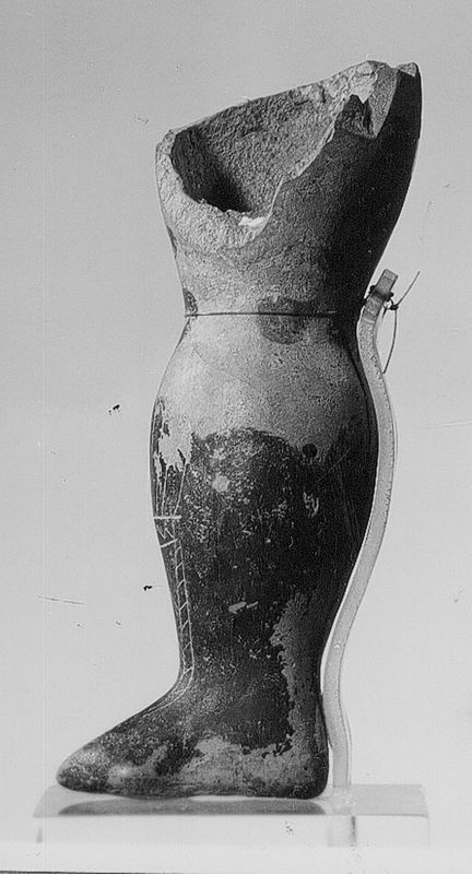 Vase à parfum en forme de jambe