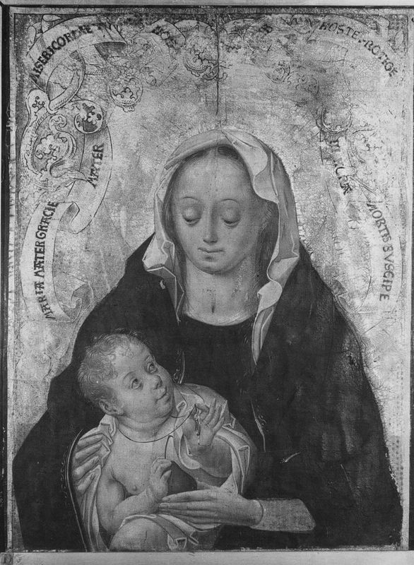 Vierge à l'Enfant à la poire
