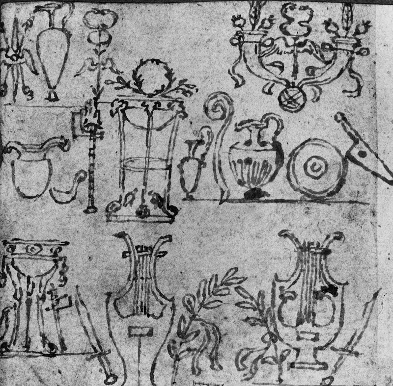 Album d'Arenberg : motifs et objets variès